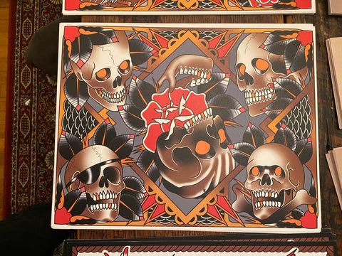 Skulls 11x14 Print