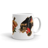 White glossy True Love mug