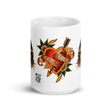 White glossy True Love mug