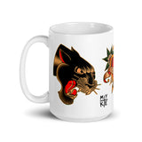 White glossy True Love mug