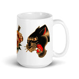 White glossy True Love mug