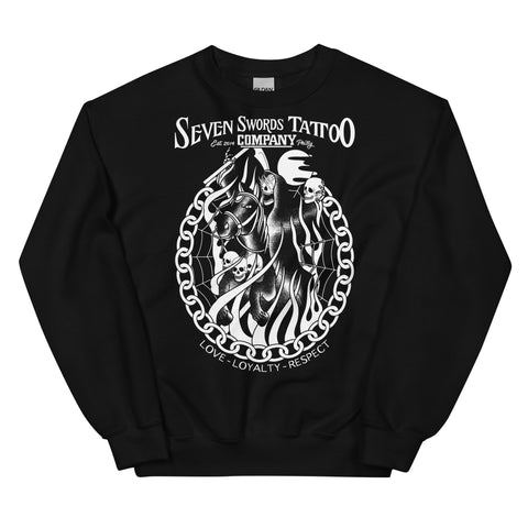 Seven Swords Tattoo Company "Reaper" Sweatshirt by Myke Chambers