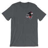 Panther Pocket Unisex short sleeve t-shirt by Myke Chambers
